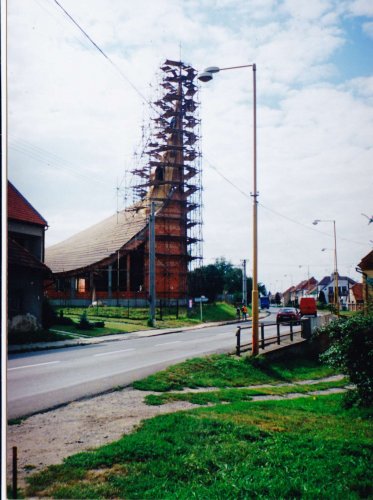Stavba Kaple Svatého Ducha v Podolí